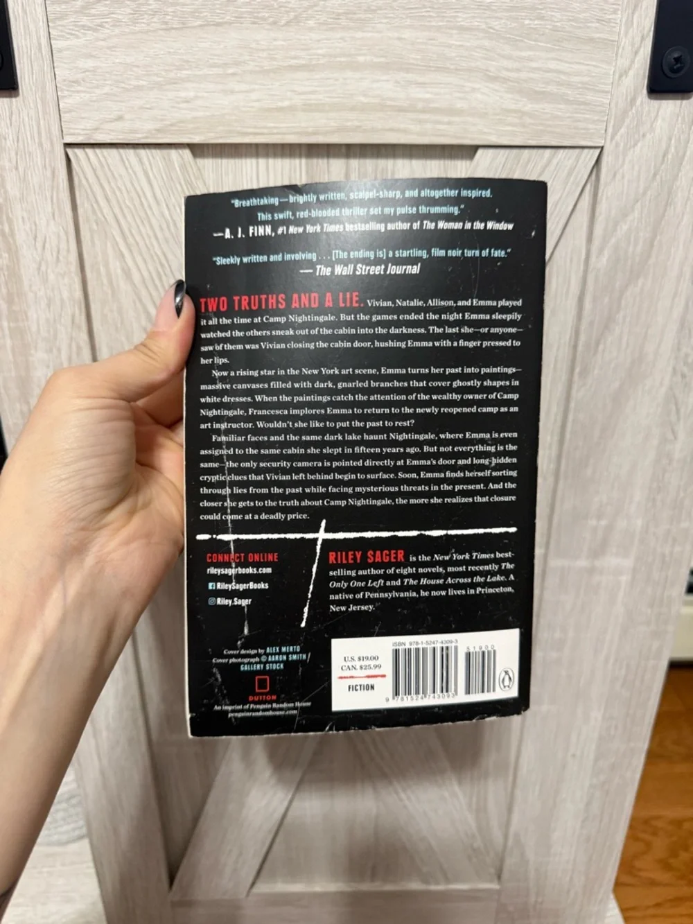 The Last Time I Lied by Riley Sager